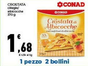 Conad Conad - Crostata Di Ciliegie 370 G(ml) offerta