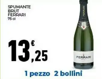 Conad Ferrarelle Ferrari Spumante Brut offerta