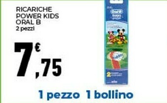 Conad Oral b Ricariche Power Kids offerta