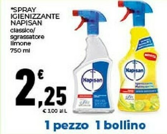 Conad Napisan Spray Igienizzante offerta