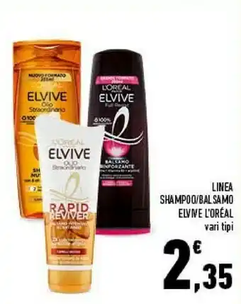 Conad L'Oreal Linea Shampoo offerta