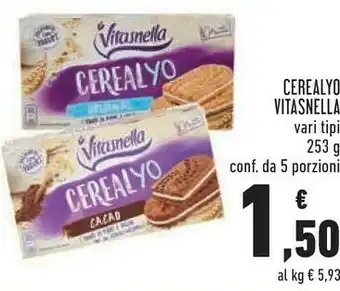 Conad Vitasnella Cerealyo offerta