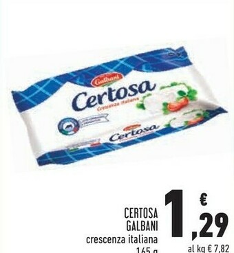 Conad Galbani Certosa 165 G(ml) offerta