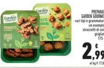 Conad Garden gourmet Straccetti Di Soia Grigliati 175 G offerta
