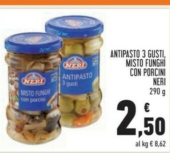 Conad Neri Antipasto 3 Gusti offerta