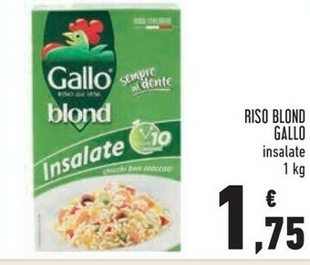 Conad Gallo Riso Blond Insalate Sempre Al Dente 1000 G(ml) offerta