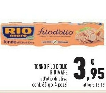 Conad Rio Mare Tonno Filo D'olio offerta