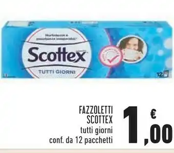 Conad Scottex Fazzoletti Tutti Giorni offerta