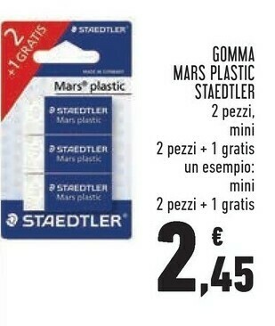 Conad Staedtler Gomma Mars Plastic offerta