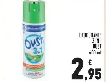 Conad Oust Deodorante offerta