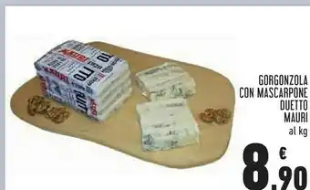 Conad Mauri Gorgonzola Con Mascarpone Duetto offerta