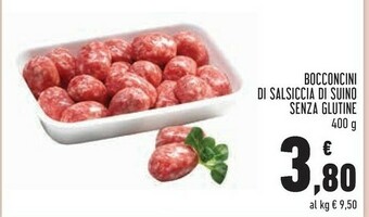 Conad Bocconcini Di Salsiccia Di Suino Senza Glutine offerta