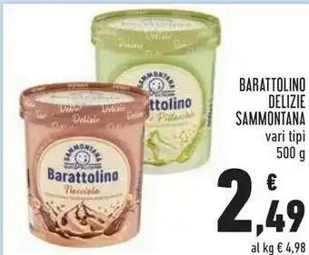 Conad Sammontana Barattolino Delizia Di Nocciola 500 G(ml) offerta