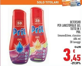 Conad Pril Detersivo Lavastoviglie offerta