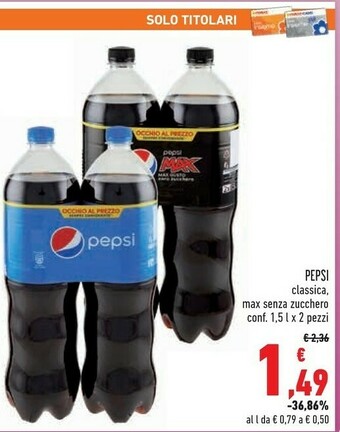 Conad Pepsi Pepsi offerta