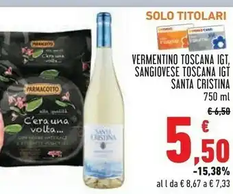 Santa Cristina Vermentino Toscana IGT 750 Ml