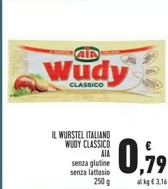 Conad Aia Wudy Classico Senza Glutine Senza Lattosio offerta