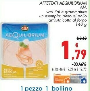 Conad Aia Affettati Aequilibrium offerta