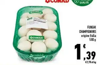 Conad Funghi Champignons offerta