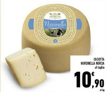 Conad Norcia Caciotta Nursinella offerta
