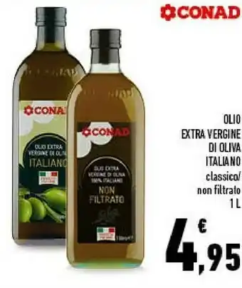 Conad Conad Olio Extravergine Di Oliva Italiano Classico offerta