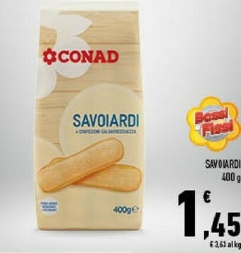 Conad Conad - I Savoiardi 400 G(ml) offerta