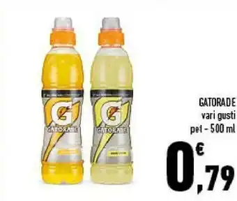 Conad Gatorade Sport Drink Gusto Arancia 500 G(ml) offerta