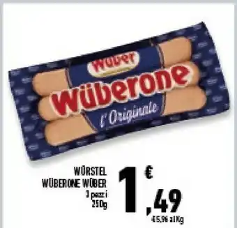 Conad Wuber - Wuberone 250 G(ml) offerta