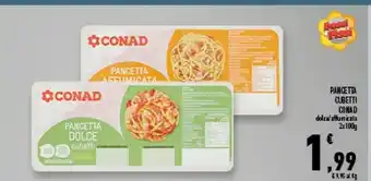 Conad Pancetta Cubetti offerta
