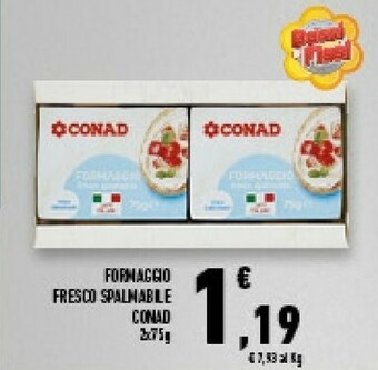 Conad Formaggio Fresco Spalmabile offerta