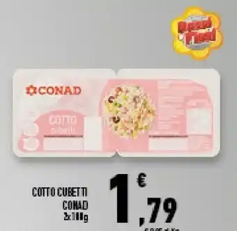 Conad Cotto Cubetti offerta