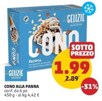 PENNY CONO ALLA PANNA conf. da 6 pz 450 g offerta