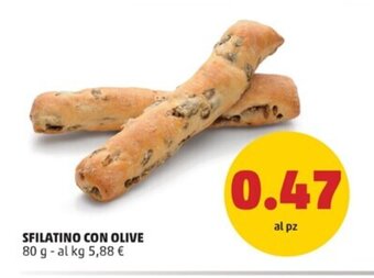 PENNY SFILATINO CON OLIVE 80 g offerta