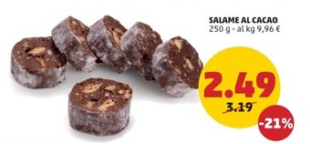 PENNY SALAME AL CACAO 250 g offerta