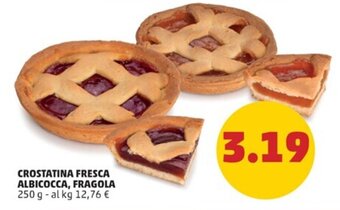 PENNY CROSTATINA FRESCA ALBICOCCA, FRAGOLA 250 g offerta