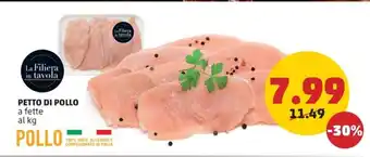 PENNY PETTO DI POLLO a fette al kg offerta