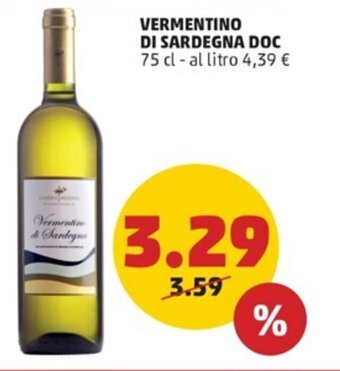 PENNY VERMENTINO DI SARDEGNA DOC 75 cl offerta
