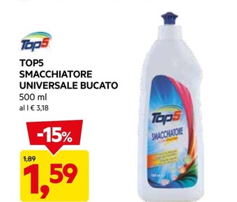 DPiù Top5 smacchiatore universale bucato offerta