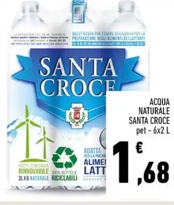 Conad Margherita Santa croce acqua naturale offerta
