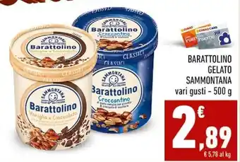 Conad Margherita Sammontana barattolino gelato offerta
