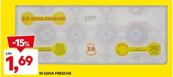 DPiù 10 uova fresche offerta