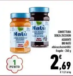 Conad Margherita Natu - confettura senza zuccheri aggiunti bio offerta