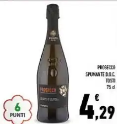 Conad Margherita Tosti prosecco spumante doc offerta