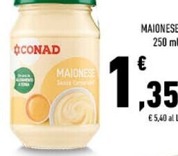 Conad Margherita Conad maionese offerta