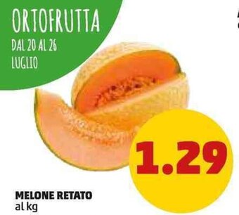 PENNY MELONE RETATO al kg offerta