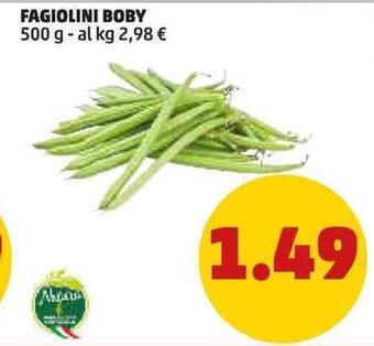 PENNY FAGIOLINI BOBY 500 g offerta