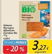 Carrefour Market Carrefour salmone norvegese affumicato offerta