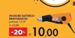 Bennet Bravo & facile incisore elettrico offerta