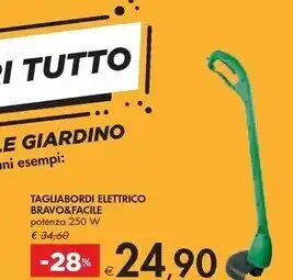 Bennet Bravo & facile tagliabordi elettrico offerta