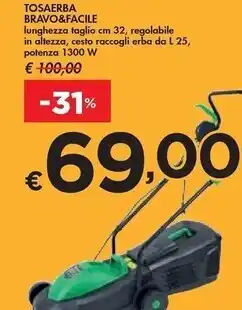 Bennet Bravo & facile tosaerba offerta